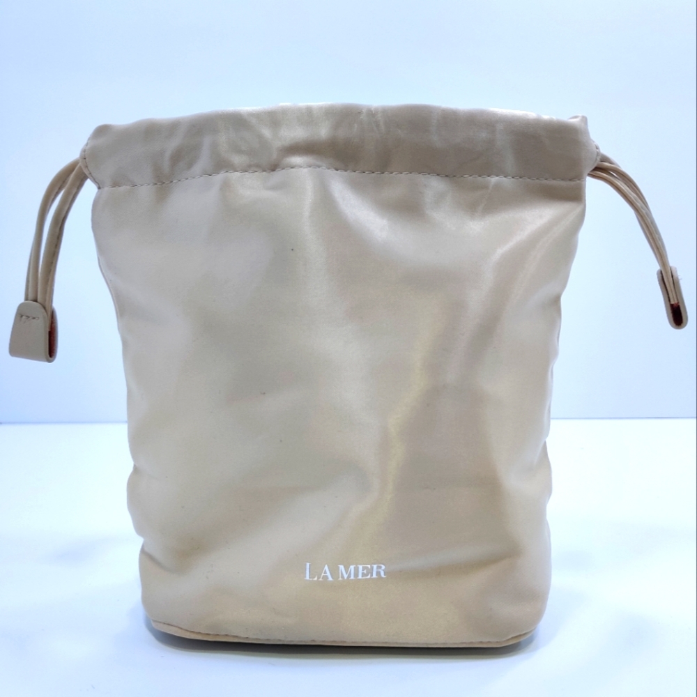 La Mer Satin Drawings Makeup Toiletry Bag